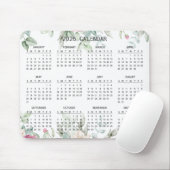 Simple Elegant Botanical 2026 Calendar | Mousepad Muismat (Met muis)