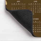 Simple Elegant Botanical 2026 Calendar | Mousepad Muismat (Hoek)