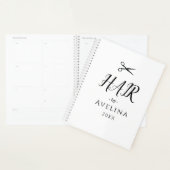 Simple elegant business light beauty salon planner (Display)