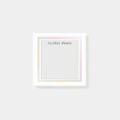 Simple elegant business light beauty salon post-it® notes (Voorkant)