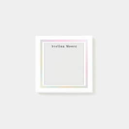 Simple elegant business light beauty salon post-it® notes