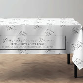 Simple Elegant Company Logo Trade Show Branded Tafelkleed