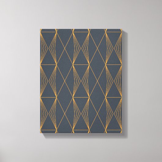 Simple, elegant, cool, trendy line graphic pattern canvas afdruk (Voorkant)