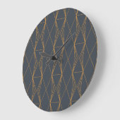 Simple, elegant, cool, trendy line graphic pattern grote klok (Hoek)