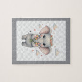 Simple elegant custom logo here company   legpuzzel (Horizontaal)