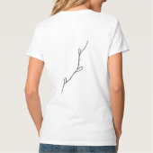 Simple elegant custom logo here company          T T-shirt (Achterkant)