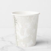 Simple Elegant Custom Name Bridal Shower Papieren Bekers (Achterkant)