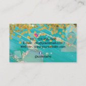 Simple Elegant Facial Cleanser Foam Gel Cream Visitekaartje (Achterkant)