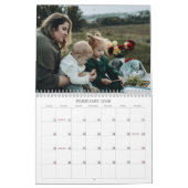 Simple Elegant Family Photo Kalender (Feb 2026)
