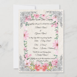 Simple Elegant Indian Wedding Invitation | Traditi Kaart