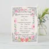 Simple Elegant Indian Wedding Invitation | Traditi Kaart (Staand voorkant)