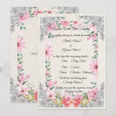 Simple Elegant Indian Wedding Invitation | Traditi Kaart (Voorkant / Achterkant)