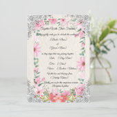 Simple Elegant Indian Wedding Invitation | Traditi Kaart (Staand voorkant)