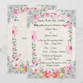 Simple Elegant Indian Wedding Invitation | Traditi Kaart (Voorkant / Achterkant)