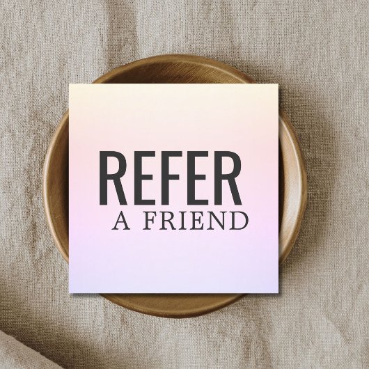 Simple Elegant Light Pastel Reference Kaart