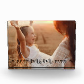 Simple Elegant Make Your Own Photo Gift for Mother Fotoblokken (Voorkant)