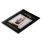 Simple Elegant Memorial Funeral Book Notitieboek (Linkerzijde)