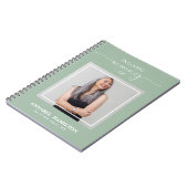 Simple Elegant Memorial Funeral Book Notitieboek (Linkerzijde)