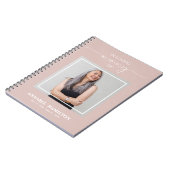 Simple Elegant Memorial Funeral Book Notitieboek (Linkerzijde)