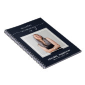 Simple Elegant Memorial Funeral Book Notitieboek (Rechterzijde)