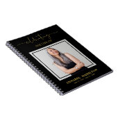 Simple Elegant Memorial Funeral Book Notitieboek (Rechterzijde)