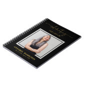 Simple Elegant Memorial Funeral Book Notitieboek (Linkerzijde)