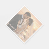 Simple Elegant Minimalist Sunset Beach Wedding Servet (Hoek)