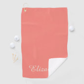 Simple Elegant Modern Monogrammed Chic  Golfhanddoek (Insitu)