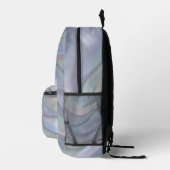 Simple Elegant Pastel Waves Backpack - Cute Modern Bedrukte Rugzak (Rechts)