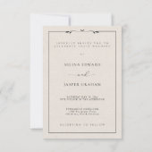 Simple Elegant Photo and Text | Save The Date  Kaart (Achterkant)