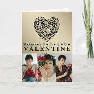 Simple Elegant Photo Valentine's day Kaart