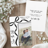 Simple Elegant Photo Wedding Save The Date