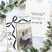 Simple Elegant Photo Wedding Save The Date