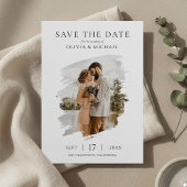 Simple Elegant Photo Wedding Save the Date