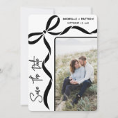 Simple Elegant Photo Wedding Save The Date (Voorkant)