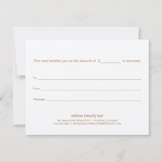 Simple Elegant Pink (Achterkant)