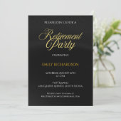 simple elegant Retirement Party Invitation Kaart (Staand voorkant)