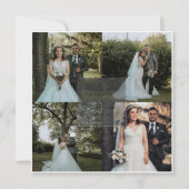 Simple Elegant Sage Green Ampersand Photo Wedding Save The Date (Voorkant)