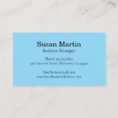 Simple Elegant Script Appointment Card Afsprakenkaartje (Achterkant)