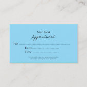 Simple Elegant Script Appointment Card Afsprakenkaartje (Voorkant)
