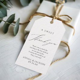 Simple Elegant Script Graduation Favors Thank You  Cadeaulabel