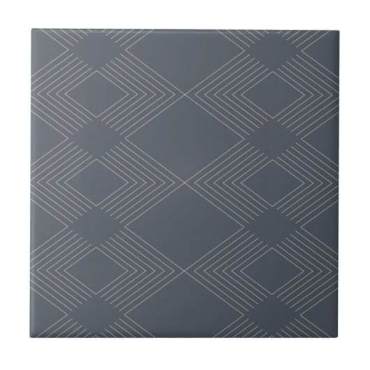 Simple, elegant, urban, chic line graphic pattern tegeltje (Voorkant)