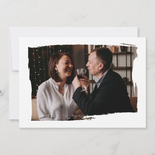 Simple Elegant Vow Renewal Kaart (Achterkant)