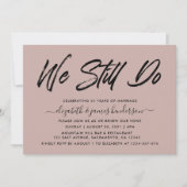 Simple Elegant Vow Renewal Kaart (Voorkant)