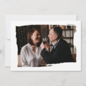 Simple Elegant Vow Renewal Kaart (Achterkant)