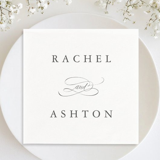 Simple Elegant Wedding Napkins Servet