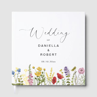 Simple Elegant Wildflower Wedding  Gastenboek