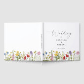 Simple Elegant Wildflower Wedding  Gastenboek (Volledig)