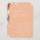 Simple Elgant Classic & Minimal Bridal Shower Kaart (Voorkant / Achterkant)