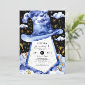 Simple Enchanted Wizard Verjaardag Kaart (Staand voorkant)